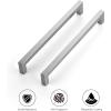 imageRavinte 10 Pack 3 Inch Kitchen Square Cabinet Handles Satin Nickel Cabinet Pulls Brushed Nickel Drawer Pulls Kitchen Cabinet Hardware Kitchen Handles for Cabinets Cupboard Handles Drawer Handles10