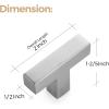 imageRavinte 10 Pack 3 Inch Kitchen Square Cabinet Handles Satin Nickel Cabinet Pulls Brushed Nickel Drawer Pulls Kitchen Cabinet Hardware Kitchen Handles for Cabinets Cupboard Handles Drawer Handles3