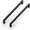 imageRavinte 10 Pack 3 Inch Square Cabinet Handles  Matte Black Drawer Pulls Kitchen Cabinet Hardware10