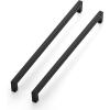imageRavinte 10 Pack 3 Inch Square Cabinet Handles  Matte Black Drawer Pulls Kitchen Cabinet Hardware10