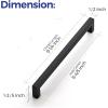 imageRavinte 10 Pack 3 Inch Square Cabinet Handles  Matte Black Drawer Pulls Kitchen Cabinet Hardware14