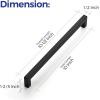 imageRavinte 10 Pack 3 Inch Square Cabinet Handles  Matte Black Drawer Pulls Kitchen Cabinet Hardware14