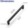 imageRavinte 10 Pack 3 Inch Square Cabinet Handles  Matte Black Drawer Pulls Kitchen Cabinet Hardware20