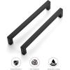 imageRavinte 10 Pack 3 Inch Square Cabinet Handles  Matte Black Drawer Pulls Kitchen Cabinet Hardware20