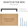 imageRavinte 10 Pack 3 Inch Square Cabinet Handles  Matte Black Drawer Pulls Kitchen Cabinet Hardware3