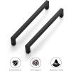 imageRavinte 10 Pack 3 Inch Square Cabinet Handles  Matte Black Drawer Pulls Kitchen Cabinet Hardware3