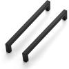 imageRavinte 10 Pack 3 Inch Square Cabinet Handles  Matte Black Drawer Pulls Kitchen Cabinet Hardware3