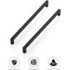 imageRavinte 10 Pack 3 Inch Square Cabinet Handles  Matte Black Drawer Pulls Kitchen Cabinet Hardware3