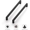 imageRavinte 10 Pack 3 Inch Square Cabinet Handles  Matte Black Drawer Pulls Kitchen Cabinet Hardware3