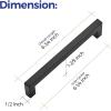 imageRavinte 10 Pack 3 Inch Square Cabinet Handles  Matte Black Drawer Pulls Kitchen Cabinet Hardware3