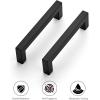 imageRavinte 10 Pack 3 Inch Square Cabinet Handles  Matte Black Drawer Pulls Kitchen Cabinet Hardware3