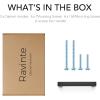 imageRavinte 10 Pack 3 Inch Square Cabinet Handles  Matte Black Drawer Pulls Kitchen Cabinet Hardware3