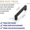 imageRavinte 10 Pack 3 Inch Square Cabinet Handles  Matte Black Drawer Pulls Kitchen Cabinet Hardware50