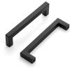 imageRavinte 10 Pack 3 Inch Square Cabinet Handles  Matte Black Drawer Pulls Kitchen Cabinet Hardware60