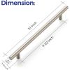 imageRavinte 10 Pack 6 inch Cabinet Pulls Brushed Nickel Stainless Steel Kitchen Cupboard Handles Cabinet Handles 375 inch Hole Center10