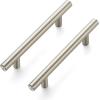 imageRavinte 10 Pack 6 inch Cabinet Pulls Brushed Nickel Stainless Steel Kitchen Cupboard Handles Cabinet Handles 375 inch Hole Center10