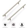 imageRavinte 10 Pack 6 inch Cabinet Pulls Brushed Nickel Stainless Steel Kitchen Cupboard Handles Cabinet Handles 375 inch Hole Center10