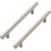 imageRavinte 10 Pack 6 inch Cabinet Pulls Brushed Nickel Stainless Steel Kitchen Cupboard Handles Cabinet Handles 375 inch Hole Center10