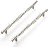 imageRavinte 10 Pack 6 inch Cabinet Pulls Brushed Nickel Stainless Steel Kitchen Cupboard Handles Cabinet Handles 375 inch Hole Center10