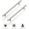imageRavinte 10 Pack 6 inch Cabinet Pulls Brushed Nickel Stainless Steel Kitchen Cupboard Handles Cabinet Handles 375 inch Hole Center10