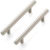 imageRavinte 10 Pack 6 inch Cabinet Pulls Brushed Nickel Stainless Steel Kitchen Cupboard Handles Cabinet Handles 375 inch Hole Center10