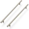 imageRavinte 10 Pack 6 inch Cabinet Pulls Brushed Nickel Stainless Steel Kitchen Cupboard Handles Cabinet Handles 375 inch Hole Center10