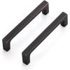 imageRavinte 10 Pack Solid 5 Inch Kitchen Square Cabinet Handles OilRubbed Bronze Cabinet Pulls Drawer Pulls Kitchen Cabinet Hardware Kitchen Handles10