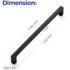 imageRavinte 10 Pack Solid 5 Inch Kitchen Square Cabinet Handles OilRubbed Bronze Cabinet Pulls Drawer Pulls Kitchen Cabinet Hardware Kitchen Handles10