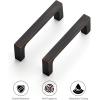imageRavinte 10 Pack Solid 5 Inch Kitchen Square Cabinet Handles OilRubbed Bronze Cabinet Pulls Drawer Pulls Kitchen Cabinet Hardware Kitchen Handles10