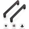 imageRavinte 10 Pack Solid 5 Inch Kitchen Square Cabinet Handles OilRubbed Bronze Cabinet Pulls Drawer Pulls Kitchen Cabinet Hardware Kitchen Handles25
