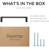 imageRavinte 10 Pack Solid 5 Inch Kitchen Square Cabinet Handles OilRubbed Bronze Cabinet Pulls Drawer Pulls Kitchen Cabinet Hardware Kitchen Handles30
