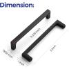 imageRavinte 10 Pack Solid 5 Inch Kitchen Square Cabinet Handles OilRubbed Bronze Cabinet Pulls Drawer Pulls Kitchen Cabinet Hardware Kitchen Handles30