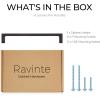 imageRavinte 10 Pack Solid 5 Inch Kitchen Square Cabinet Handles OilRubbed Bronze Cabinet Pulls Drawer Pulls Kitchen Cabinet Hardware Kitchen Handles5