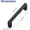 imageRavinte 10 Pack Solid 5 Inch Kitchen Square Cabinet Handles OilRubbed Bronze Cabinet Pulls Drawer Pulls Kitchen Cabinet Hardware Kitchen Handles5