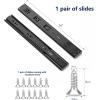 imageRavinte 10 Pairs 20 Pack 12 Inch Full Extension Ball Bearing Drawer Slides Side Mount Soft Close Drawer Slides Drawer Glide14 Inch
