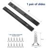 imageRavinte 10 Pairs 20 Pack 12 Inch Full Extension Ball Bearing Drawer Slides Side Mount Soft Close Drawer Slides Drawer Glide18 Inch
