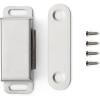 imageRavinte 2 Pack Silver Magnetic Door Catch Brushed Satin Nickel Cabinet Magnets Strong Magnetic Catch Latch for Kitchen Cabinets Drawers ampamp Cupboards Stainless Steel ClosuresSatin Nickel
