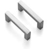 imageRavinte 25 Pack 3 Inch Square Cabinet Handles  Satin Nickel Pulls Brushed Nickel Drawer Pulls Kitchen Hardware Handles for Cabinets Cupboards and DrawersBrushed Nickel