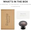imageRavinte 3 Pack 114 inch Kitchen Cabinet Knobs Matte Black Dresser Zinc Pulls Door Drawer Handles for Dresser DrawersOil Rubbed Bronze