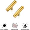 imageRavinte 30 Pack 2 inch Cabinet Pulls Brushed Brass Stainless Steel Kitchen Cupboard Handles Cabinet Handles 2LengthBrushed Brass