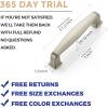 imageRavinte 30 Pack Solid 3 Inch Kitchen Cabinet Handles Oil Rubbed Bronze Cabinet Pulls Drawer Pulls Kitchen Cabinet Hardware Kitchen Handles for Cabinets Cupboard Handles Drawer HandlesBrushed Nickel