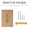 imageRavinte 30 Pack Solid 3 Inch Kitchen Cabinet Handles Oil Rubbed Bronze Cabinet Pulls Drawer Pulls Kitchen Cabinet Hardware Kitchen Handles for Cabinets Cupboard Handles Drawer HandlesBrushed Brass