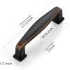 imageRavinte 30 Pack Solid 3 Inch Kitchen Cabinet Handles Oil Rubbed Bronze Cabinet Pulls Drawer Pulls Kitchen Cabinet Hardware Kitchen Handles for Cabinets Cupboard Handles Drawer HandlesOil Rubbed Bronze