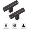 imageRavinte 30 Pack Solid 5 Inch Center to Center Slim Square Bar Drawer Handles Cabinet Hardware  OilRubbed Bronze Kitchen Pulls10