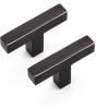 imageRavinte 30 Pack Solid 5 Inch Center to Center Slim Square Bar Drawer Handles Cabinet Hardware  OilRubbed Bronze Kitchen Pulls10