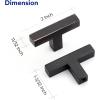 imageRavinte 30 Pack Solid 5 Inch Center to Center Slim Square Bar Drawer Handles Cabinet Hardware  OilRubbed Bronze Kitchen Pulls10