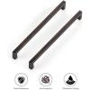 imageRavinte 30 Pack Solid 5 Inch Center to Center Slim Square Bar Drawer Handles Cabinet Hardware  OilRubbed Bronze Kitchen Pulls10