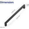 imageRavinte 30 Pack Solid 5 Inch Center to Center Slim Square Bar Drawer Handles Cabinet Hardware  OilRubbed Bronze Kitchen Pulls10