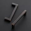 imageRavinte 30 Pack Solid 5 Inch Center to Center Slim Square Bar Drawer Handles Cabinet Hardware  OilRubbed Bronze Kitchen Pulls10