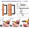 imageRavinte 30 Pack Solid 5 Inch Center to Center Slim Square Bar Drawer Handles Cabinet Hardware  OilRubbed Bronze Kitchen Pulls10